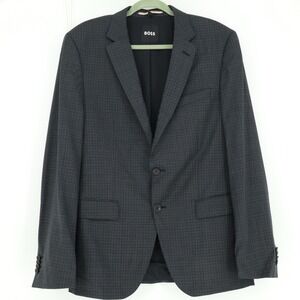 Boss Italian Fabric Bi-Stretch Slim Fit Blazer Sport Coat  Virgin Wool 42R‎ NWOT